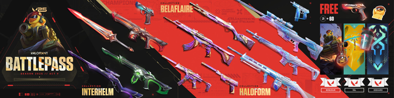 瓦罗兰特Valorant外服11.04版本：2025赛季第五章开启，全新通行证上线！