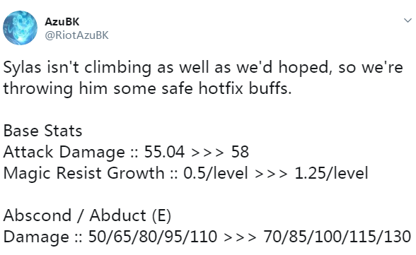 塞拉斯上线胜率倒数第一 官方紧急加强 塞拉斯上线胜率倒数第一 官方紧急加强